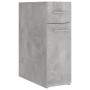 Apothekerschrank aus betongrauem Sperrholz, 20 x 45,5 x 60 cm von vidaXL, Schließfächer und Lagerschränke - Ref: Foro24-80421...