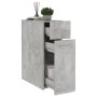Apothekerschrank aus betongrauem Sperrholz, 20 x 45,5 x 60 cm von vidaXL, Schließfächer und Lagerschränke - Ref: Foro24-80421...
