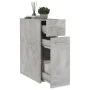 Concrete gray plywood apothecary cabinet 20x45.5x60 cm by vidaXL, Lockers and storage cabinets - Ref: Foro24-804215, Price: 5...