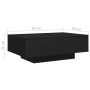 Mesa de centro madera contrachapada negro 90x60x31 cm de vidaXL, Mesas de centro - Ref: Foro24-804176, Precio: 84,24 €, Descu...