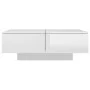 Couchtisch aus Holzwerkstoff glänzend weiß 90x60x31 cm von vidaXL, Couchtisch - Ref: Foro24-804181, Preis: 113,20 €, Rabatt: %