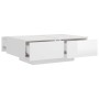 Engineered wood glossy white coffee table 90x60x31 cm by vidaXL, Coffee table - Ref: Foro24-804181, Price: 115,41 €, Discount: %