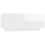 Mueble de TV madera contrachapada blanco brillo 100x35x40 cm de vidaXL, Muebles TV - Ref: Foro24-804442, Precio: 96,84 €, Des...
