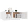 Fernsehmöbel aus weiß glänzendem Sperrholz 100x35x40 cm von vidaXL, TV-Möbel - Ref: Foro24-804442, Preis: 98,91 €, Rabatt: %