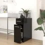 Apothekerschrank aus schwarzem Sperrholz, 20 x 45,5 x 60 cm von vidaXL, Schließfächer und Lagerschränke - Ref: Foro24-804212,...