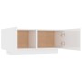 Mueble de TV madera contrachapada blanco brillo 100x35x40 cm de vidaXL, Muebles TV - Ref: Foro24-804442, Precio: 98,80 €, Des...