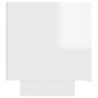 Fernsehmöbel aus weiß glänzendem Sperrholz 100x35x40 cm von vidaXL, TV-Möbel - Ref: Foro24-804442, Preis: 98,91 €, Rabatt: %
