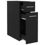 Armario de boticario madera contrachapada negro 20x45,5x60 cm de vidaXL, Taquillas y armarios de almacenamiento - Ref: Foro24...