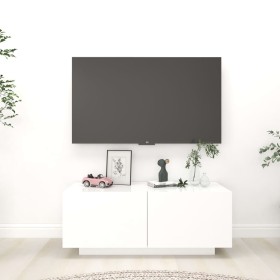 Mueble para TV madera contrachapada blanco 100x35x40 cm von vidaXL, TV-Möbel - Ref: Foro24-804436, Preis: 62,57 €, Rabatt: %