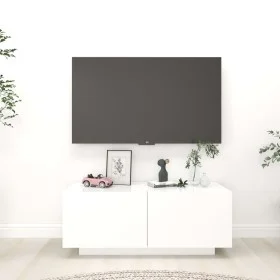 Mueble para TV madera contrachapada blanco 100x35x40 cm von vidaXL, TV-Möbel - Ref: Foro24-804436, Preis: 61,47 €, Rabatt: %
