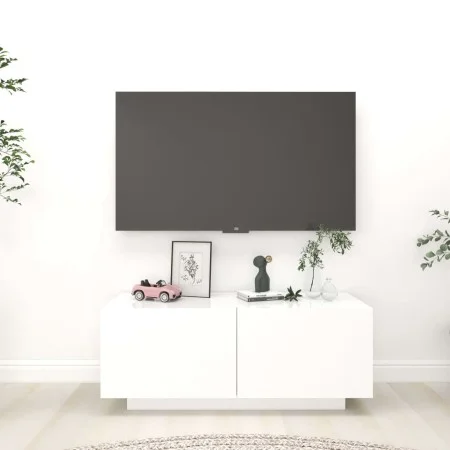 Mueble para TV madera contrachapada blanco 100x35x40 cm von vidaXL, TV-Möbel - Ref: Foro24-804436, Preis: 61,47 €, Rabatt: %