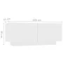 Mueble para TV madera contrachapada blanco 100x35x40 cm von vidaXL, TV-Möbel - Ref: Foro24-804436, Preis: 61,47 €, Rabatt: %
