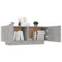 TV-Möbel aus grauem Beton-Sperrholz 100x35x40 cm von vidaXL, TV-Möbel - Ref: Foro24-804440, Preis: 54,66 €, Rabatt: %