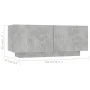 Mueble para TV contrachapada gris hormigón 100x35x40 cm de vidaXL, Muebles TV - Ref: Foro24-804440, Precio: 53,45 €, Descuent...