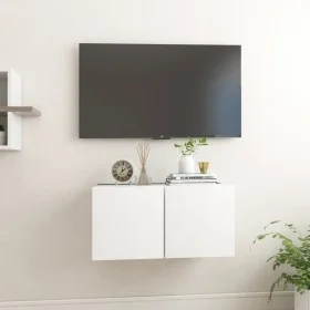 White hanging TV cabinet 60x30x30 cm by vidaXL, TV Furniture - Ref: Foro24-804508, Price: 37,11 €, Discount: %