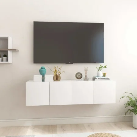 Hanging living room furniture 2 units glossy white 60x30x30 cm by vidaXL, TV Furniture - Ref: Foro24-804527, Price: 85,76 €, ...