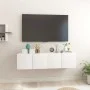 Hängende Wohnzimmermöbel 2 Einheiten glänzend weiß 60x30x30 cm von vidaXL, TV-Möbel - Ref: Foro24-804527, Preis: 85,76 €, Rab...