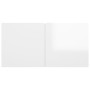 Muebles de salón colgantes 2 unidades blanco brillo 60x30x30 cm de vidaXL, Muebles TV - Ref: Foro24-804527, Precio: 87,23 €, ...