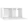 Hängende Wohnzimmermöbel 2 Einheiten glänzend weiß 60x30x30 cm von vidaXL, TV-Möbel - Ref: Foro24-804527, Preis: 85,76 €, Rab...