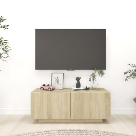 TV-Schrank aus eichenfarbenem Sperrholz, 100 x 35 x 40 cm von vidaXL, TV-Möbel - Ref: Foro24-804439, Preis: 52,56 €, Rabatt: %