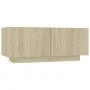 Oak-colored plywood TV cabinet 100x35x40 cm by vidaXL, TV Furniture - Ref: Foro24-804439, Price: 50,89 €, Discount: %