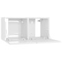 Glänzend weiße hängende Wohnzimmermöbel 60x30x30 cm von vidaXL, TV-Möbel - Ref: Foro24-804526, Preis: 40,06 €, Rabatt: %
