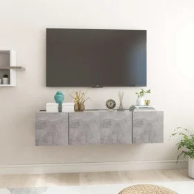 Hanging living room furniture 2 units concrete gray 60x30x30 cm by vidaXL, TV Furniture - Ref: Foro24-804521, Price: 64,83 €,...