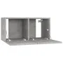 Hängende Wohnzimmermöbel 2 Einheiten betongrau 60x30x30 cm von vidaXL, TV-Möbel - Ref: Foro24-804521, Preis: 64,83 €, Rabatt: %