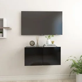 Schwarzer TV-Hängeschrank 60x30x30 cm von vidaXL, TV-Möbel - Ref: Foro24-804511, Preis: 37,64 €, Rabatt: %