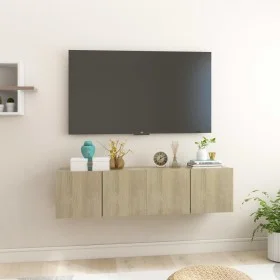 Hängende Wohnzimmermöbel 2 Stk. Sonoma-Eiche 60x30x30 cm von vidaXL, TV-Möbel - Ref: Foro24-804518, Preis: 68,92 €, Rabatt: %