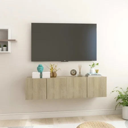 Hängende Wohnzimmermöbel 2 Stk. Sonoma-Eiche 60x30x30 cm von vidaXL, TV-Möbel - Ref: Foro24-804518, Preis: 68,92 €, Rabatt: %