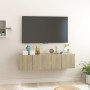 Hängende Wohnzimmermöbel 2 Stk. Sonoma-Eiche 60x30x30 cm von vidaXL, TV-Möbel - Ref: Foro24-804518, Preis: 67,40 €, Rabatt: %