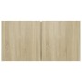 Hängende Wohnzimmermöbel 2 Stk. Sonoma-Eiche 60x30x30 cm von vidaXL, TV-Möbel - Ref: Foro24-804518, Preis: 67,40 €, Rabatt: %