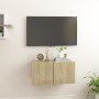 Sonoma Eiche hängende Wohnzimmermöbel 60x30x30 cm von vidaXL, TV-Möbel - Ref: Foro24-804517, Preis: 34,99 €, Rabatt: %