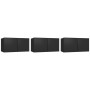 Hängende Wohnzimmermöbel, 3 Stück, schwarz, 60x30x30 cm. von vidaXL, TV-Möbel - Ref: Foro24-804513, Preis: 102,46 €, Rabatt: %