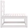 2-teiliges Garten-Lounge-Set aus weißem massivem Kiefernholz von vidaXL, Gartensets - Ref: Foro24-805696, Preis: 85,47 €, Rab...