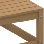 Garden sofa, 2 seats, with solid pine wood frame and honey-colored cushions. by vidaXL, Modular outdoor sofas - Ref: Foro24-8...