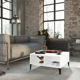 Couchtisch aus weißem Sperrholz, 60 x 60 x 30 cm von vidaXL, Couchtisch - Ref: Foro24-805986, Preis: 50,41 €, Rabatt: %