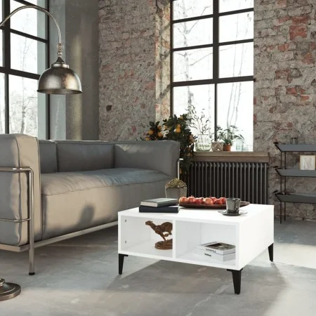 Couchtisch aus weißem Sperrholz, 60 x 60 x 30 cm von vidaXL, Couchtisch - Ref: Foro24-805986, Preis: 50,41 €, Rabatt: %