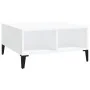 Couchtisch aus weißem Sperrholz, 60 x 60 x 30 cm von vidaXL, Couchtisch - Ref: Foro24-805986, Preis: 50,41 €, Rabatt: %