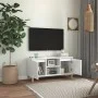 TV-Schrank, Beine aus weißem Kiefernholz mit Glanz, 103,5 x 35 x 50 cm von vidaXL, TV-Möbel - Ref: Foro24-805965, Preis: 68,3...