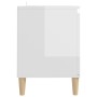 TV-Schrank, Beine aus weißem Kiefernholz mit Glanz, 103,5 x 35 x 50 cm von vidaXL, TV-Möbel - Ref: Foro24-805965, Preis: 69,3...