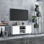 TV-Schrank mit weißen Metallbeinen 103,5x35x50 cm von vidaXL, TV-Möbel - Ref: Foro24-805968, Preis: 61,87 €, Rabatt: %