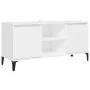 TV-Schrank mit weißen Metallbeinen 103,5x35x50 cm von vidaXL, TV-Möbel - Ref: Foro24-805968, Preis: 60,80 €, Rabatt: %