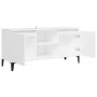 TV-Schrank mit weißen Metallbeinen 103,5x35x50 cm von vidaXL, TV-Möbel - Ref: Foro24-805968, Preis: 60,80 €, Rabatt: %