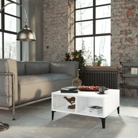 Couchtisch aus glänzend weißem Sperrholz, 60 x 60 x 30 cm von vidaXL, Couchtisch - Ref: Foro24-805992, Preis: 41,39 €, Rabatt: %