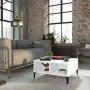 Glossy white plywood coffee table 60x60x30 cm by vidaXL, Coffee table - Ref: Foro24-805992, Price: 41,37 €, Discount: %