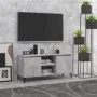 Mueble de TV con patas metal gris hormigón 103,5x35x50 cm de vidaXL, Muebles TV - Ref: Foro24-805972, Precio: 67,19 €, Descue...