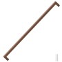 Tiradores para armarios 5 uds acero inoxidable bronce 480 mm