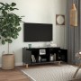 TV-Schrank mit schwarzen Massivholzbeinen 103,5x35x50 cm von vidaXL, TV-Möbel - Ref: Foro24-805960, Preis: 65,98 €, Rabatt: %